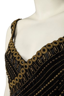 Lot 301 - A Gianni Versace haute couture black embellished bodice, 'Altelier Versace' collection, Autumn-Winter 1989-90