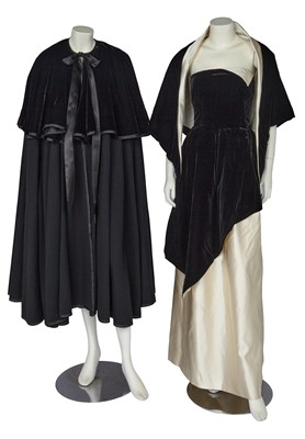 Lot 523 - A group of Lanvin and Yves Saint Laurent evening wear, 1980s
