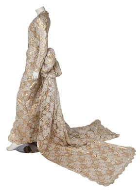 Lot 433 - A Spaghetti couture by Nadia la Valle 'Callas' gown, London, 1990
