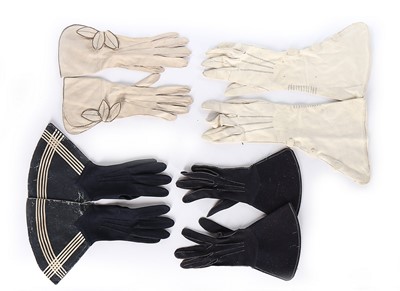 Lot 14 - A group of handbags and gloves, mainly 1930s,...