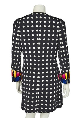 Lot 303 - A Gianni Versace polka dot silk ensemble, Spring -Summer 1991