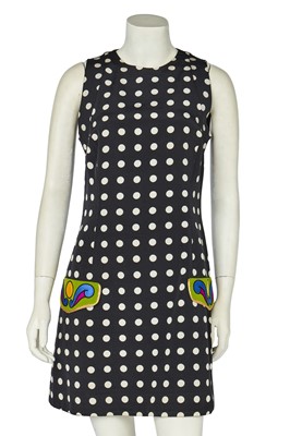 Lot 303 - A Gianni Versace polka dot silk ensemble, Spring -Summer 1991