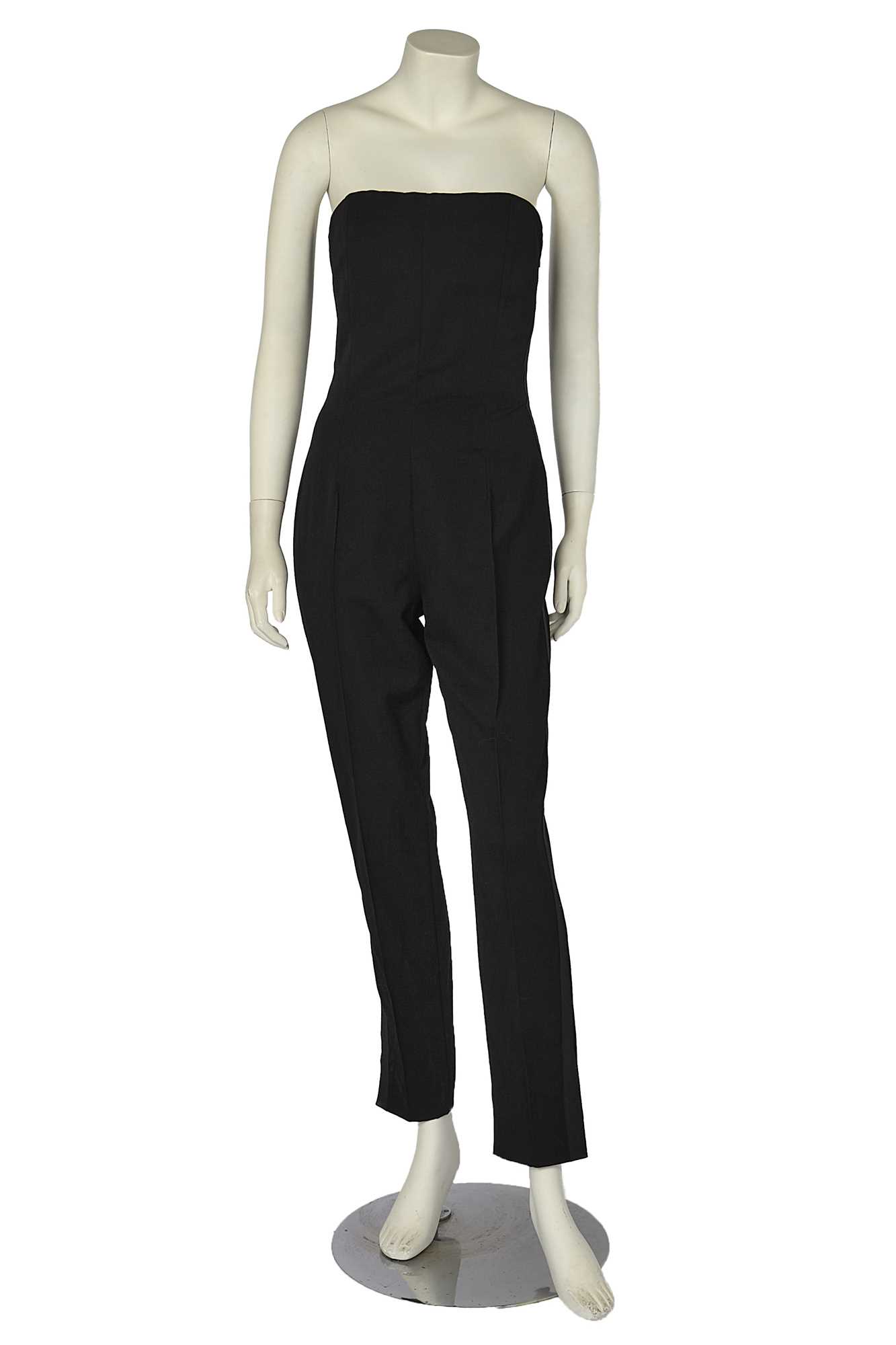 Lot 391 - A Givenchy by John Galliano black wool jumpsuit, Autumn-Winter 1996-97