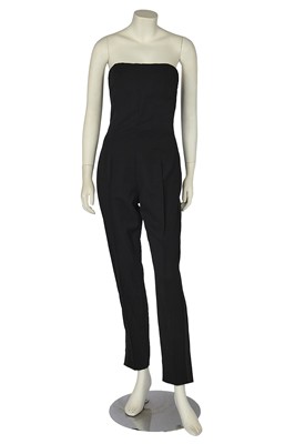 Lot 391 - A Givenchy by John Galliano black wool jumpsuit, Autumn-Winter 1996-97