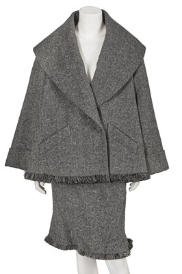Lot 387 - A Christian Dior by John Galliano tweed suit, 'Sportswear on Heels' commercial collection, Autumn-Winter 1998-99