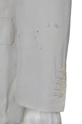 Lot 113 - Lee McQueen's Gucci by Tom Ford white viscose suit, Spring-Summer 2003