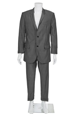Lot 117 - Lee McQueen's Alexander McQueen grey wool suit, 2008