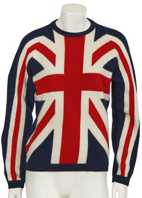 Lot 285 - A Clements Ribeiro Union Jack cashmere jumper, 1997