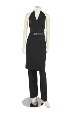 Lot 435 - An Hermès by Martin Margiela black wool ensemble, Spring-Summer 2003