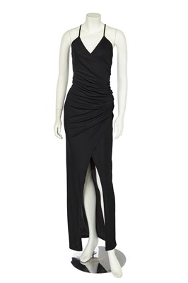 Lot 258 - A Christian Dior by John Galliano black jersey evening gown, Resort 2007