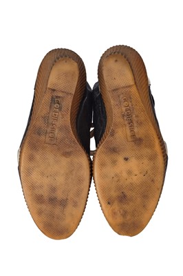Lot 538 - A BodyMap crop top and rare wedged shoes, 1984-85