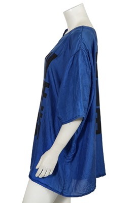Lot 526 - A Katharine Hamnett 'Stay Alive in 85' silk T-shirt, 1984