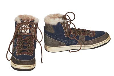 Lot 132 - A pair of Lee McQueen's Nike Terminator High Supreme QS 'Matagi' trainers, 2009