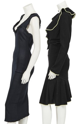 Lot 390 - Two Givenchy by John Galliano knitted ensembles, circa 1996-1997