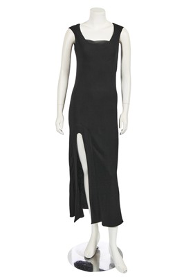 Lot 404 - A John Galliano black crêpe dress, 'Greek Widows...' collection, Spring-Summer 1990