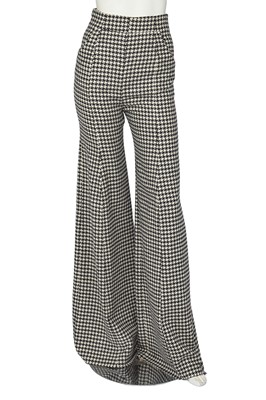 Lot 192 - A pair of Alexander McQueen houndstooth checked trousers, 'Horn of Plenty' collection, Autumn-Winter 2008-09