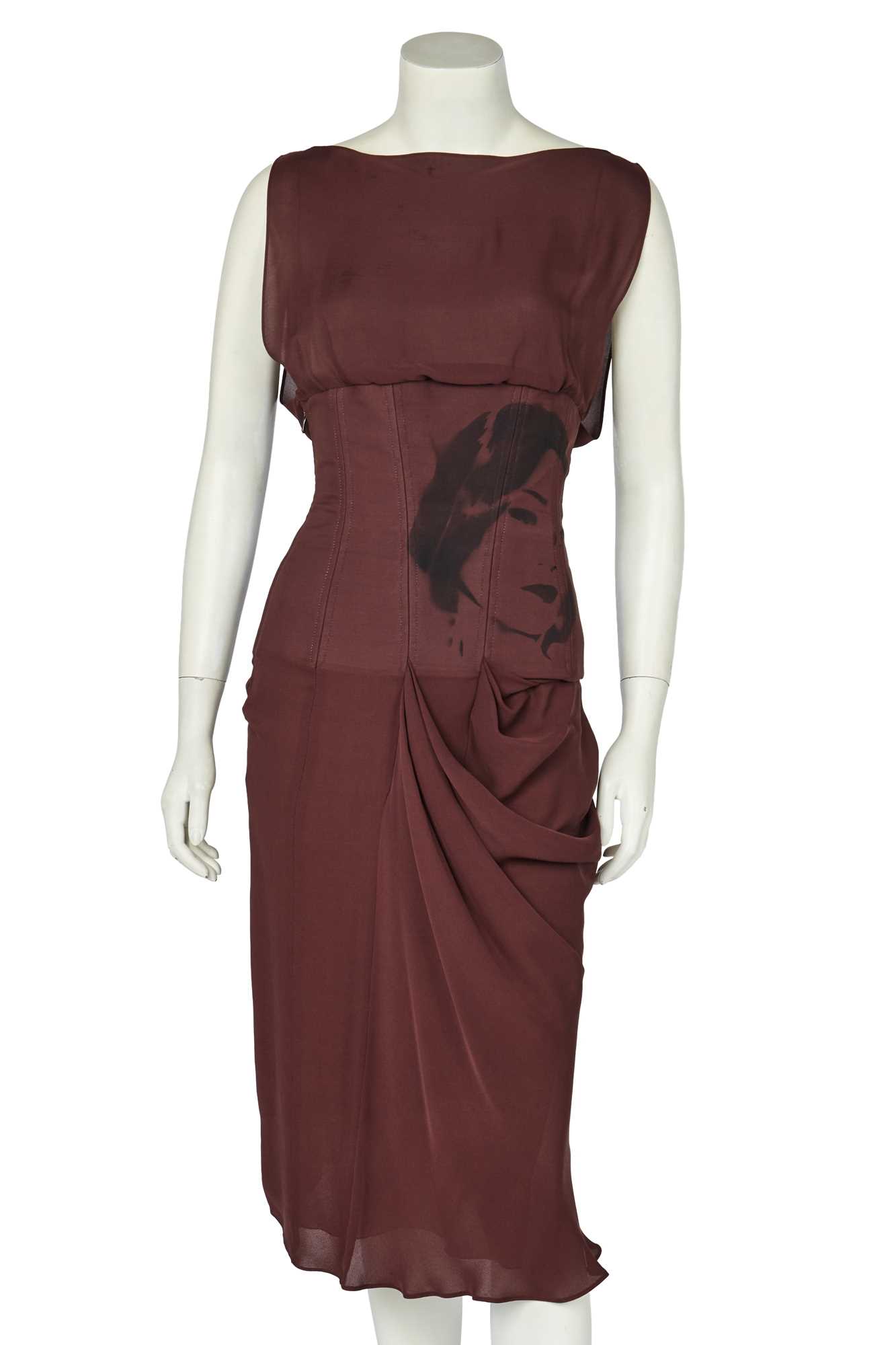 Lot 148 - A Chloe by Stella McCartney face-print dress, Autumn-Winter 2001-02