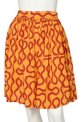 Lot 529 - A pair of Westwood/McLaren Squiggle print cotton culottes, 'Pirate' collection, Autumn-Winter 1981-82