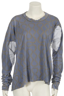 Lot 357 - A Vivienne Westwood squiggle print cotton jersey 'pirate' top, 1990s-2000s