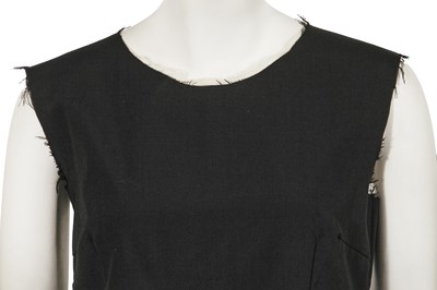 Lot 450 - A Comme des Garçons black wool ensemble, ‘Clustering Beauty’ collection, Spring-Summer 1998