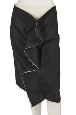 Lot 450 - A Comme des Garçons black wool ensemble, ‘Clustering Beauty’ collection, Spring-Summer 1998