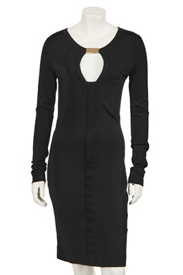 Lot 328 - A Gucci by Tom Ford black silk jersey mini dress, circa 1996