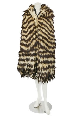 Lot 670 - An ermine tail hooded cloak, 1930s