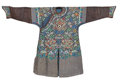 Lot 815 - A kesi-woven dragon robe, jifu/longpao, circa 1910