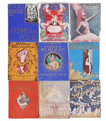 Lot 684 - A group of Parisian Cabaret/Burlesque Revue programmes and magazines, 1920s-30s