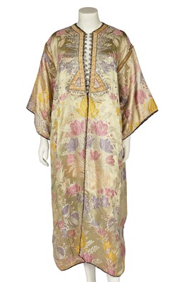 Lot 775 - A brocated kaftan, Moroccan/North African, probably 1960s