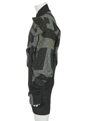 Lot 12 - A Vivienne Westwood men's printed cotton 'Clint Eastwood' bomber jacket, circa 2005