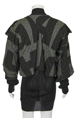 Lot 12 - A Vivienne Westwood men's printed cotton 'Clint Eastwood' bomber jacket, circa 2005