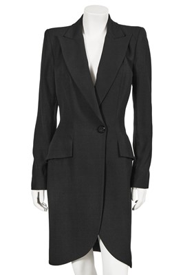 Lot 375 - A Christian Dior by John Galliano black crêpe jacket, 'Dior's Little Sweetheart Pin-Ups' collection, Autumn-Winter 1997-98