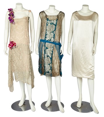 Lot 702 - Three dresses, circa 1925
