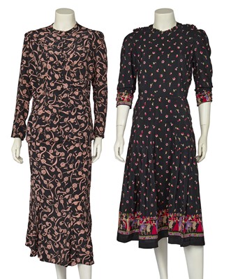 Lot 667 - A group of garments, 1930s-1940s