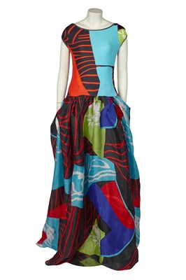 Lot 159 - A Christian Lacroix silk and stretch jersey dress, Spring-Summer 2000