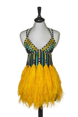 Lot 371 - A Bob Mackie beaded and sequinned top, Autumn-Winter 1988-89