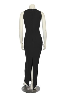 Lot 294 - A Gianni Versace black rayon cut-out evening gown, Spring-Summer 1994