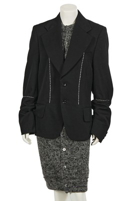 Lot 453 - A Comme des Garçons wool coat-dress, ‘MONSTER’ collection, Autumn-Winter 2014-15