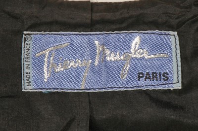 Lot 412 - A Thierry Mugler black and white gabardine suit, circa 1990