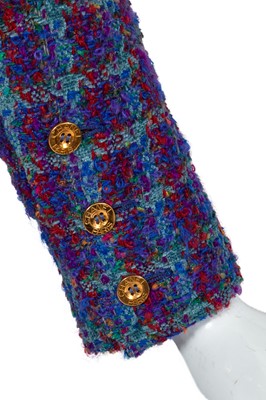 Lot 44 - A Chanel by Karl Lagerfeld tweed and denim suit, 'Nouveau Rapper (Hip Hop)' collection, Autumn-Winter 1991-92