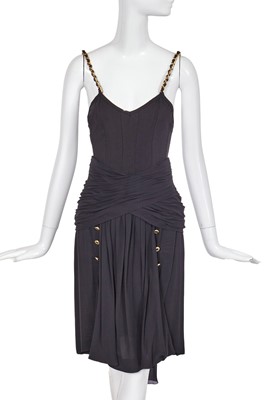 Lot 32 - A Chanel by Karl Lagerfeld black nylon swimsuit/body, Spring-Summer 1990