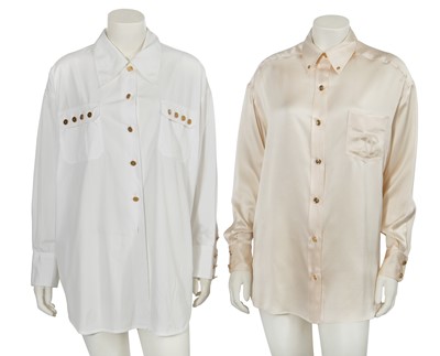 Lot 22 - Two Chanel by Karl Lagerfeld blouses, early 1990s