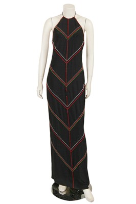 Lot 313 - A Ralph Lauren beaded 'Maasai' evening dress, Spring-Summer 1997