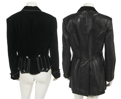 Lot 312 - Two Ralph Lauren black jackets, late 1990s