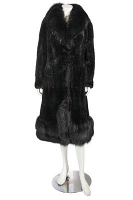 Lot 77 - A Frank Cooney of Mayfair mink and rabbit fur coat, 1970s