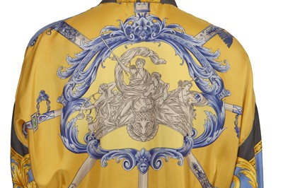 Lot 297 - A Gianni Versace baroque-print silk blouse, early 1990s