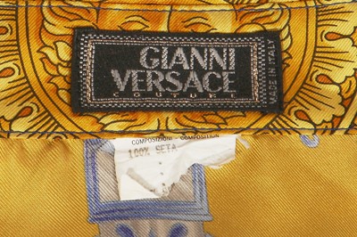 Lot 297 - A Gianni Versace baroque-print silk blouse, early 1990s