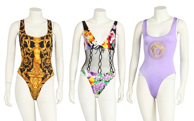 Lot 292 - Three Gianni Versace swimsuits, 1990s