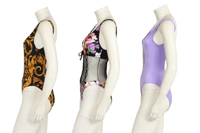 Lot 292 - Three Gianni Versace swimsuits, 1990s